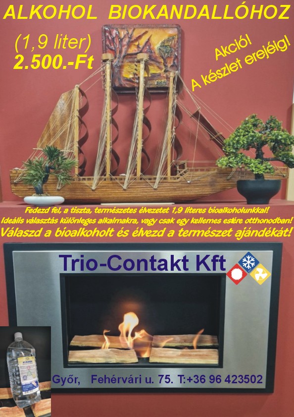 Gondoljon a karácsonyi hangulatra!  BIOETANOL Akció!
